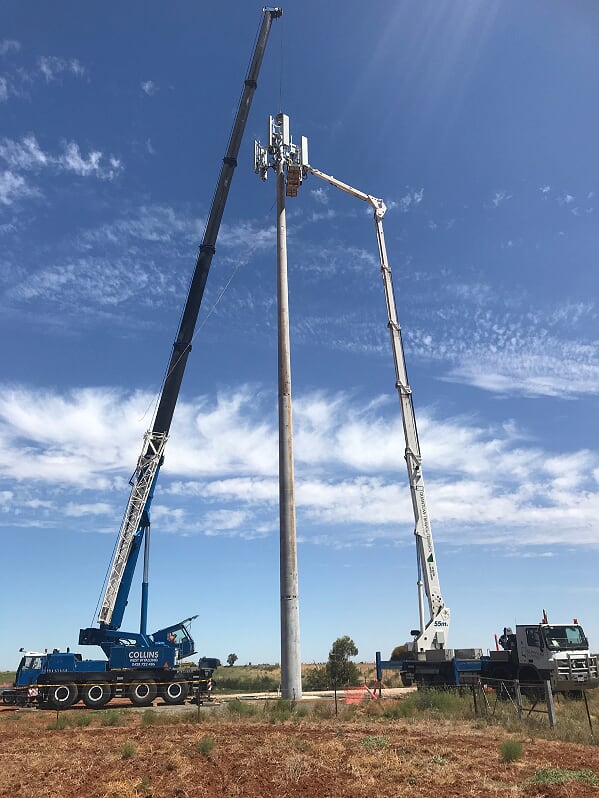 mobile elevating work platform for safety