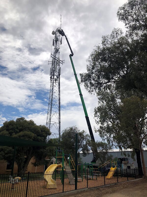 a platform higher than 11 metres in elevation