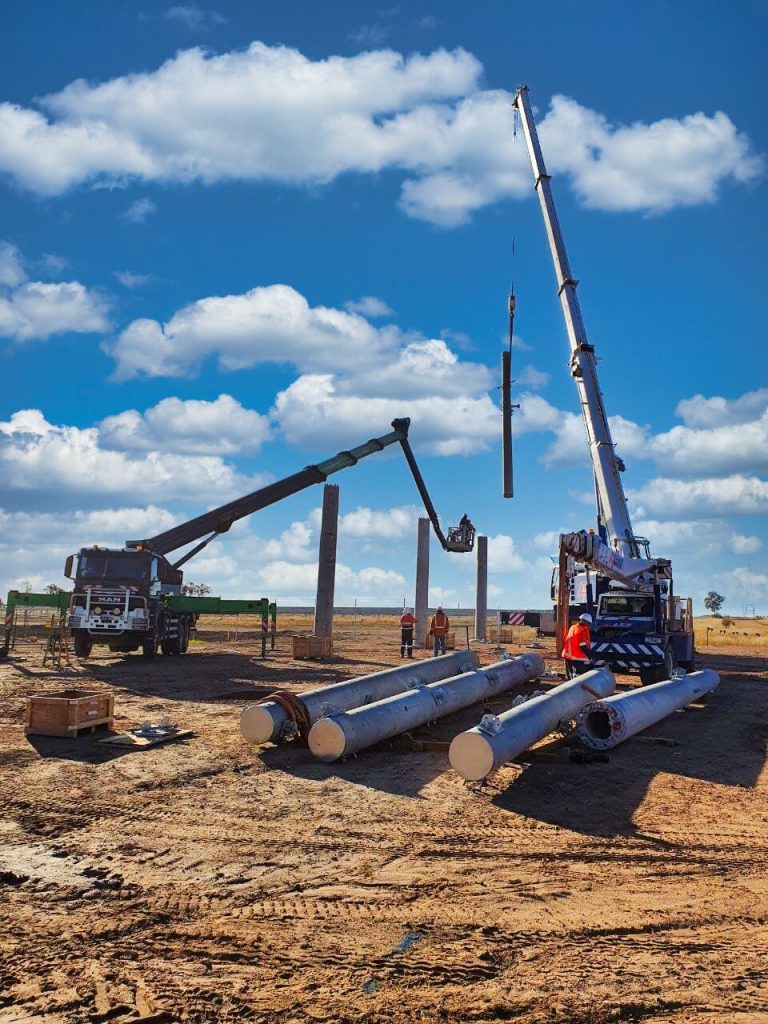 civil work new tower