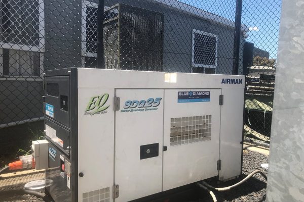 Power generator station electric generating