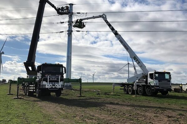 a mobile work platform with a boom lift