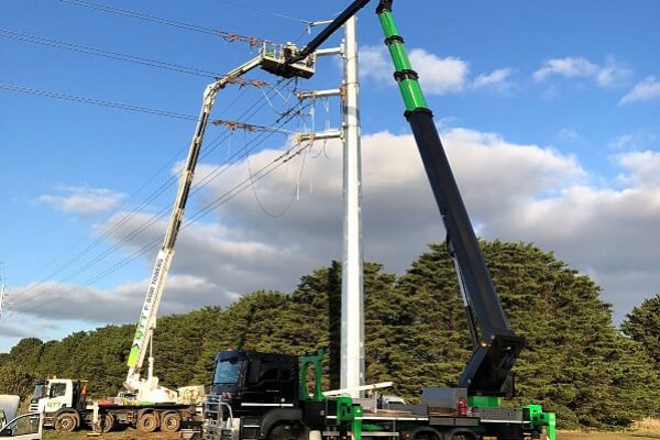 Safety gear for use when working at great heights (Cherry Picker)