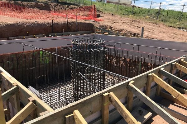 construction of civil infrastructures at a site