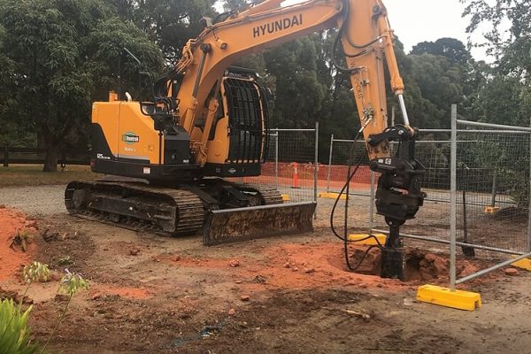 civil engineer site construction excavation