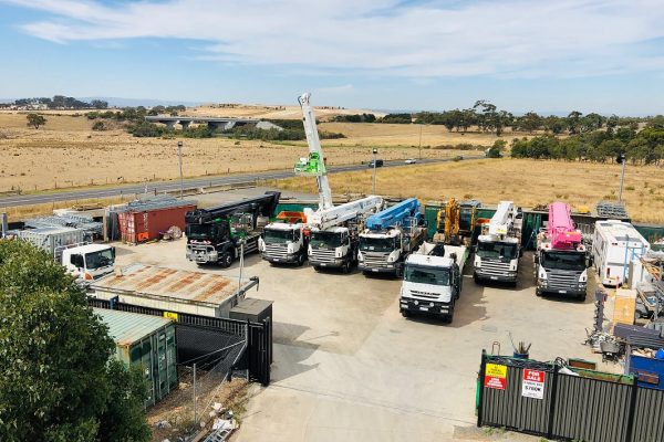 group of elevated work platform