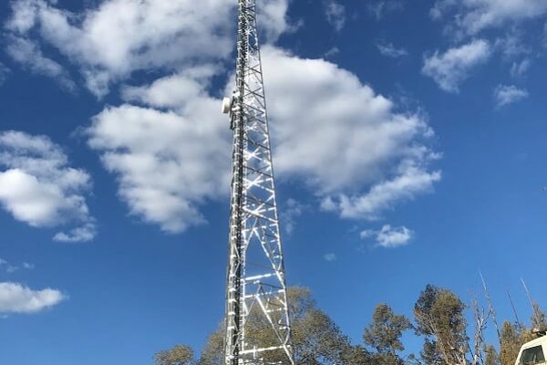 trailer mounted Telecoms tower in Australia