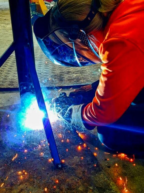 welding steel farbication colour